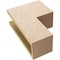 Ekena Millwork 5"W x 10"D x 15"H Classic Chapel Hill Rough Cedar Woodgrain TimberThane Corbel, Primed Tan CORUR05X10X15CHPRCPR - alternate 6